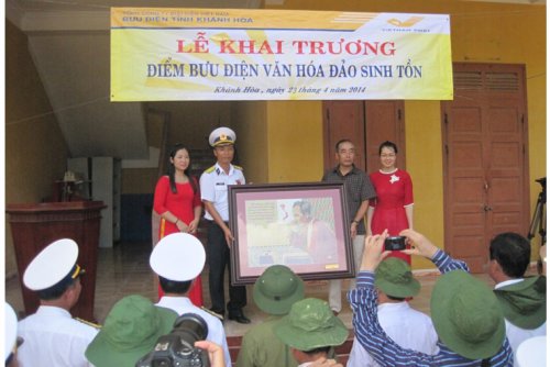 В островном уезде Чыонгша открыто здание почты с культурным центром