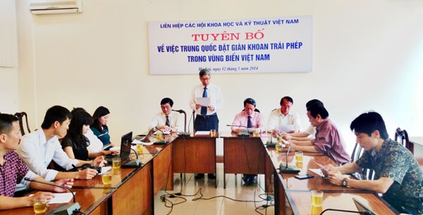 Союз обществ науки и техники Вьетнама требует от Китая вывести буровую платформу акватории страны