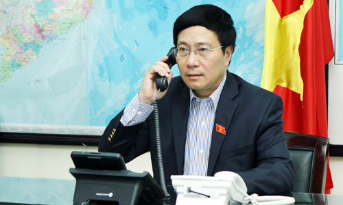 Вице-премьер, глава МИД СРВ обсудил с госсекретарем США ситуацию в Восточном море