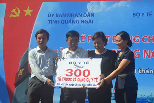 Отрасль здравоохранения вместе с рыбаками участвует в деле защиты священных рубежей страны