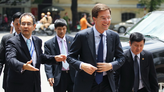 Премьер-министр Нидерландов Марк Рютте находится во Вьетнаме с официальным визитом