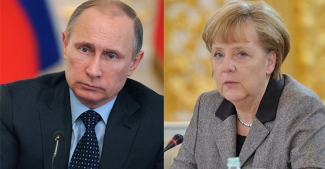 Лидеры ФРГ и РФ выступили за скорейшее начало прямых переговоров на Украине