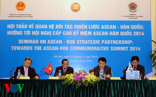 В Ханое прошел семинар по стратегическим партнерским отношениям АСЕАН и Южной Кореи
