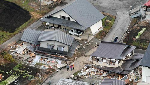 В Японии и Китае произошли землетрясения