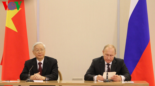 Совместное заявление о продвижении всеобъемлющего стратегического партнерства между СРВ и РФ