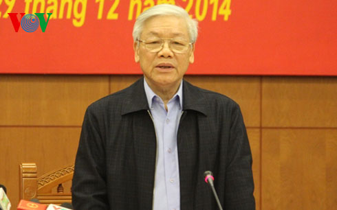 Генсек ЦК КПВ: в 2015 году необходимо сделать новые шаги в борьбе с коррупцией