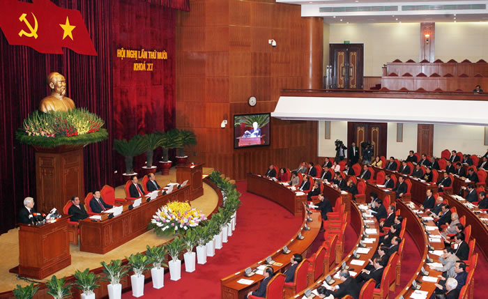 В Ханое прошел 4-й день работы 10-го пленума ЦК КПВ 11-го созыва