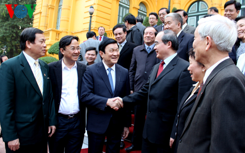 Подведены итоги выполнения Статуса о взаимодействии между Президентом СРВ и ЦК ОФВ в 2014 году