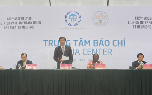 В Ханое прошла пресс-конференция, посвящённая заседанию Ассоциации генсекретарей парламентов МПС