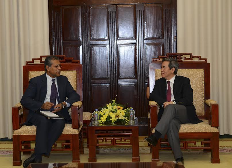 Глава Госбанка СРВ принял директора представительства МВФ во Вьетнаме