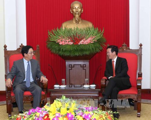 Во Ван Тхыонг принял посла Китая во Вьетнаме