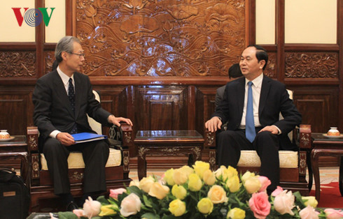 Чан Дай Куанг принял президента, главного редактора японского агентства «Киодо»