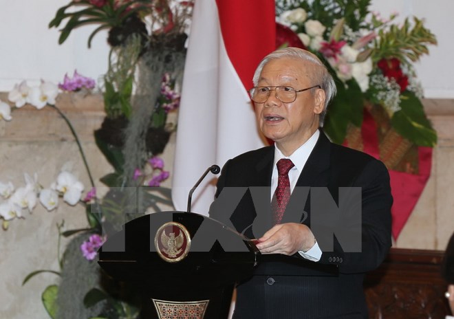 Нгуен Фу Чонг посетил Индонезийский центр стратегических и международных исследований