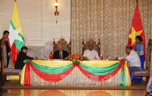 Вьетнам и Мьянма сдедали совместное заявление по всеобъемлющему партнёрству