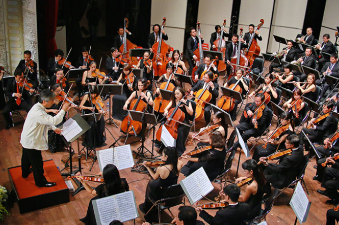 В Ханое выступили музыканты академического направления – Андрей Диев и Алексей Кошванец