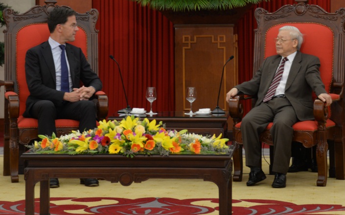 Нгуен Фу Чонг принял премьер-министра Нидерландов Марка Рютте