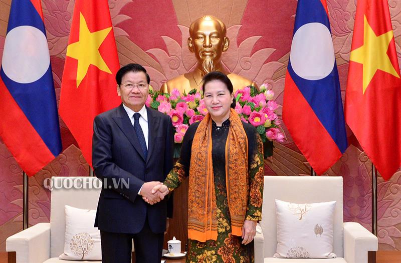 Нгуен Тхи Ким Нган провела встречу с премьер-министром Лаоса