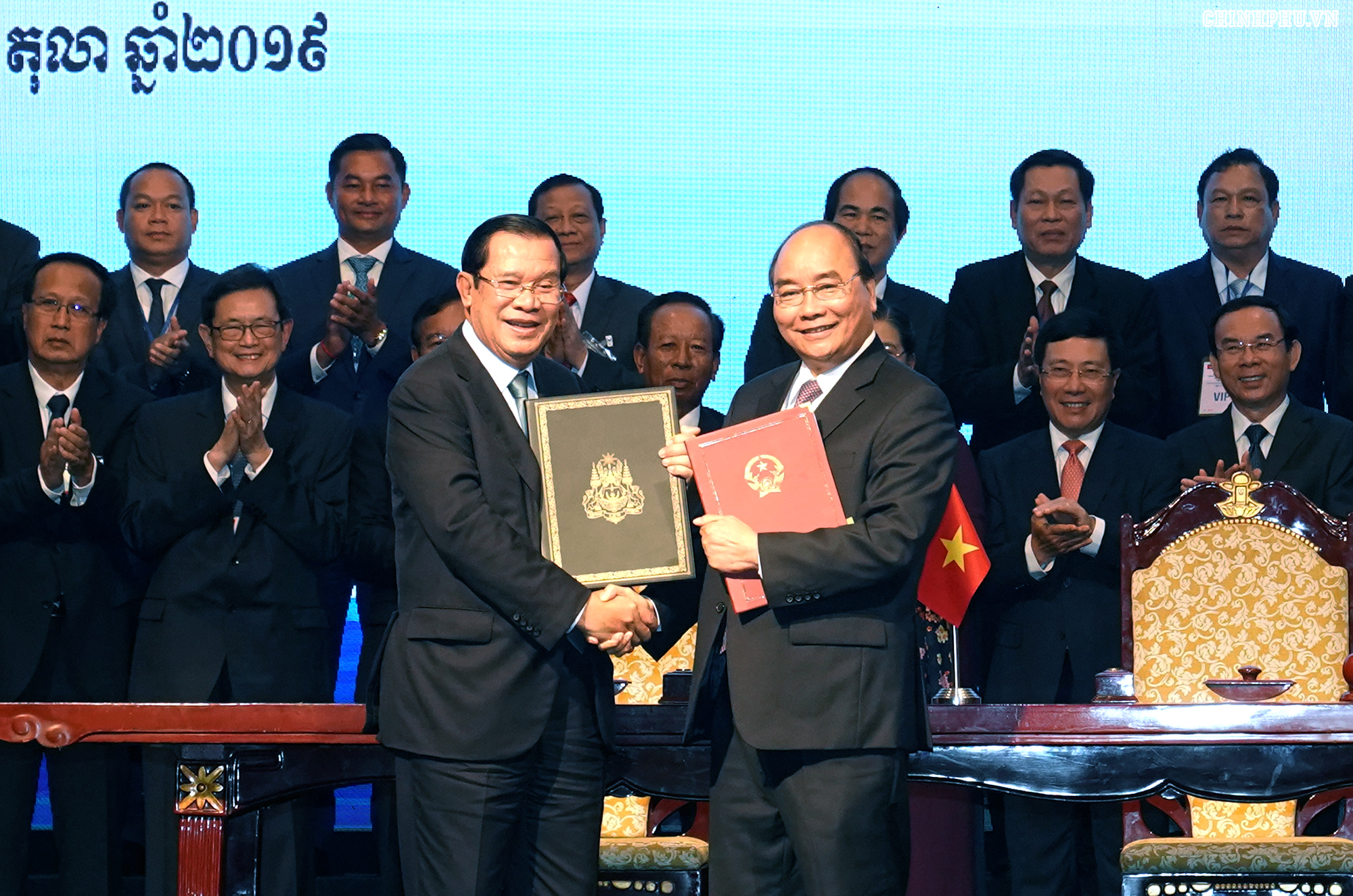 Вьетнам и Камбоджа подвели итоги работы по демаркации границы и установке пограничных столбов