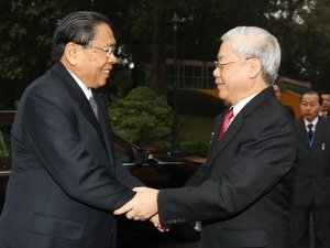 Vietnam y Laos fortalecen sus relaciones tradicionales