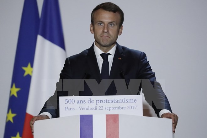 Macron presenta su propuesta para Europa