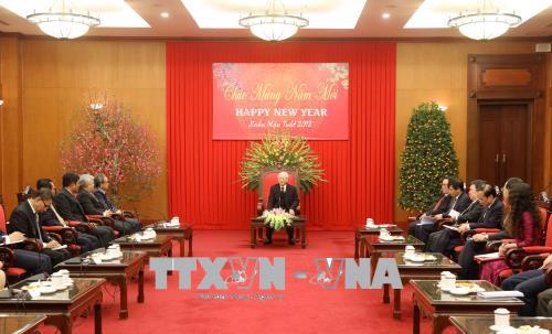 Líder partidista vietnamita recibe a diplomáticos de la Asean