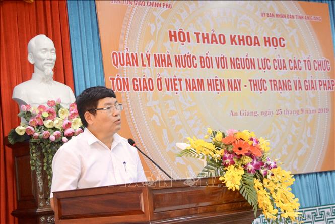 Promueven gestión estatal de recursos de las organizaciones religiosos vietnamitas