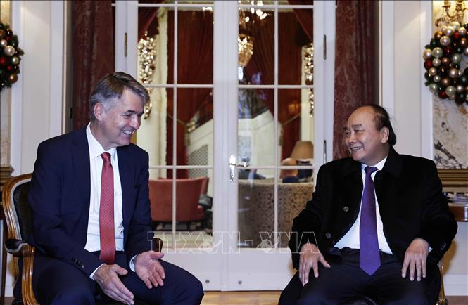 Sigue agenda del presidente de Vietnam en Suiza