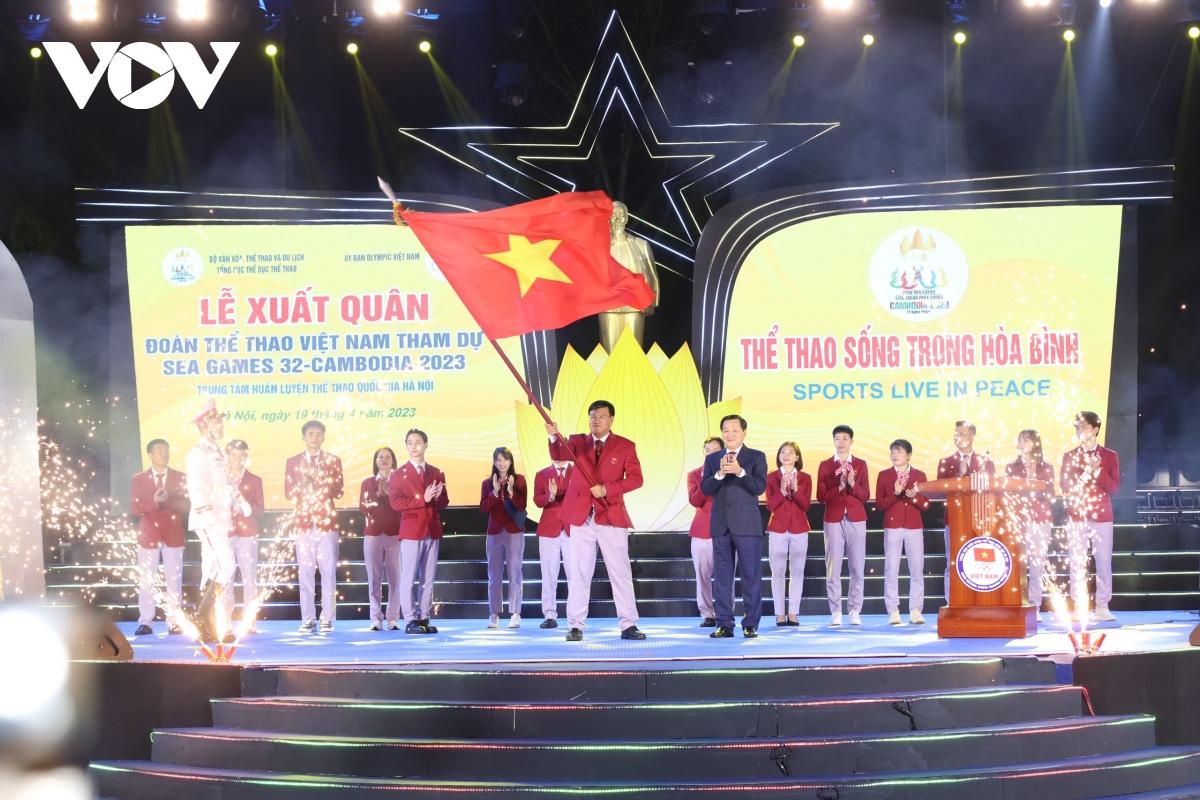 Despiden a delegación vietnamita participante en los SEA Games 32