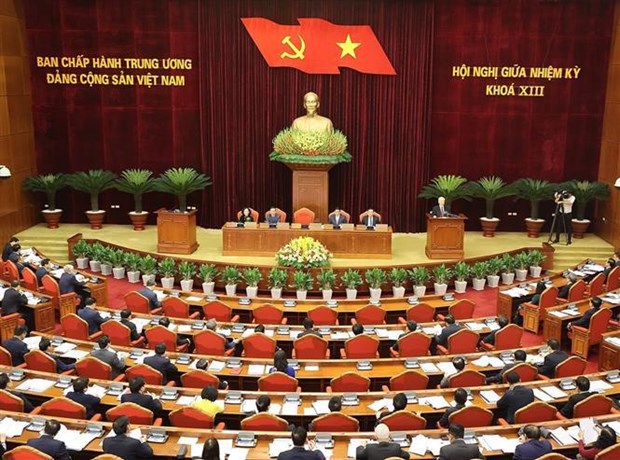 Inauguran conferencia de medio término del Comité Central del Partido Comunista de Vietnam