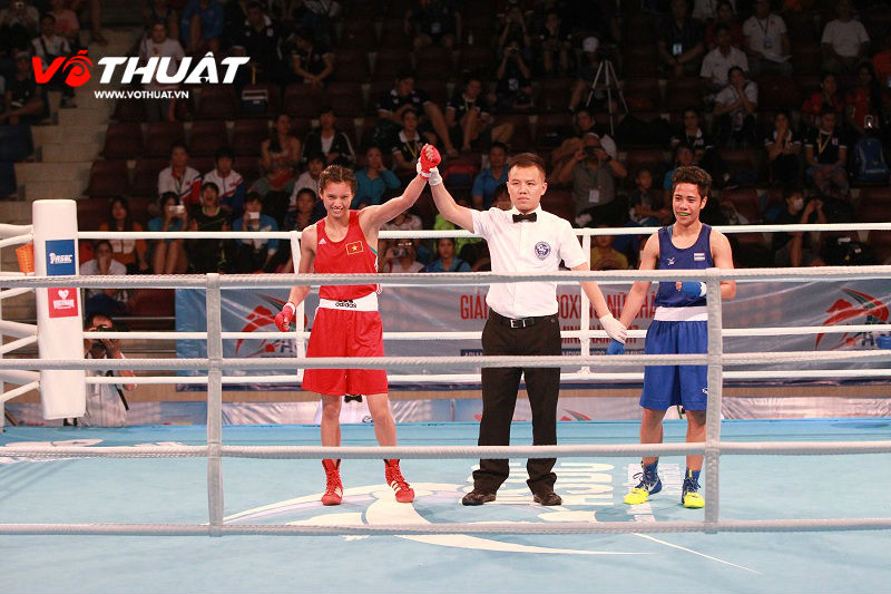 Nguyên Thi Tâm, championne d’Asie de boxe