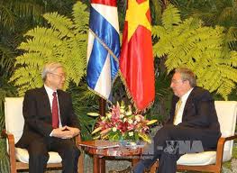 អគ្គលេខា Nguyen Phu Trong បញ្វប់ដំណើរទស្សនកិច្ចនៅគុយបា