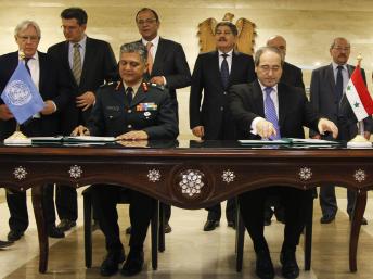 សីរីចុះហត្ថលេខាលើពិធីសារស្តីអំពីការកំណត់ភារកិច្ចរបស់ក្រុមអ្នកសង្កេតការណ៌