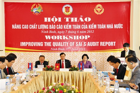 លើកកំពស់គុណភាពរបាយការណ៍ស្ថាប័នសវនកម្មកំពូលនៃប្រទេសទាំងបីវៀតណាម ឡាវ កម្ពុជា