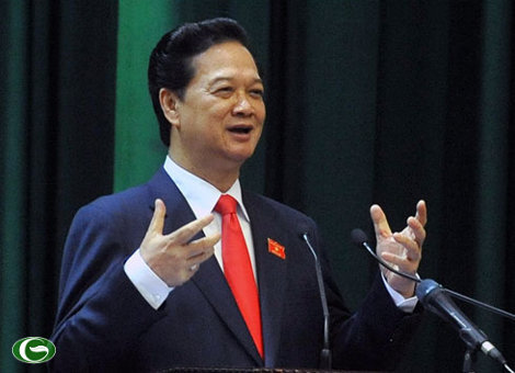 នាយករដ្ឋមន្ត្រី​Nguyen Tan Dung  អញ្ចើញ​ចូលរួមពិធីរំលឹកខួបអនុស្សាវរីយ៍ទិវាបង្កើតគណះកម្មាធិការដឹកនាំ Tay Nguyen