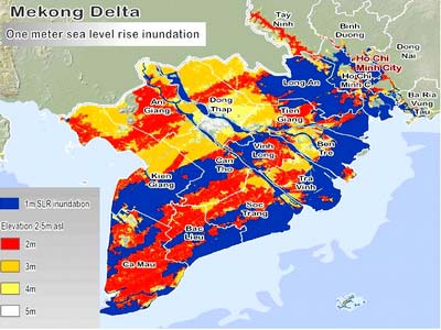 វៀតណាមមានគ្រោះអាសន្នដ៏ធំធេងដោយសាររងឥទ្ធិពលនៃការប្រែប្រួលអាកាសធាតុ