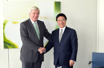 រដ្ឋមន្ត្រីការបរទេសវៀតណាមទៅដំណើរទស្សនកិច្ចជាផ្លូវការនៅអាល្លឺម៉ង់