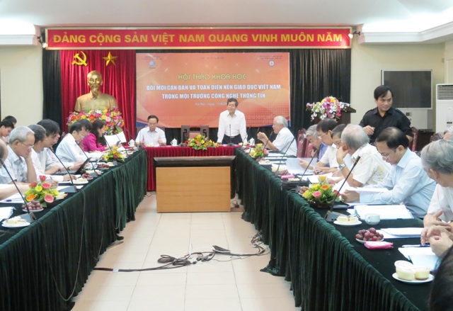 សិក្ខាសាលា៖ផ្លាស់ប្តូរថ្មីជាមូលដ្ឋានលើគ្រប់វិស័យផ្នែកអប់រំវៀតណាម