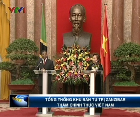 ប្រធានរដ្ឋវៀតណាមទទួលជួបសន្ទនាជាមួយប្រធានាធិបតីតំបន់ពាក់កណ្តាលស្វ័យយ័តZazabar