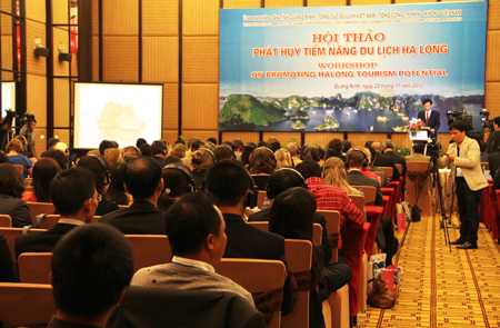 សិក្ខាសាលា “ពង្រីកសក្តានុភាពទេសចរណ៍នៅឈូងសមុទ្រ Ha Long”