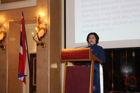 ទីក្រុងហូជីមិញរៀបចំ​រំលឹក​ខួបអនុស្សាវរីយ៍លើកទី៨៥បុណ្យជាតិថៃ​