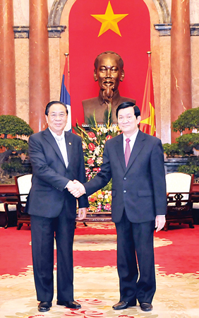 ឆ្នាំសាមគ្គីភាព មិត្តភាពវៀតណាម -ឡាវនិងឡាវ-វៀតណាម២០១២ប្រកបដោយជោគជ័យ