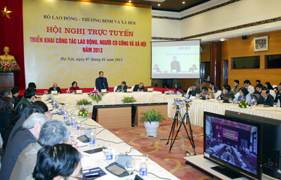 សន្និសីទ Online ស្ដីពី ការអនុវត្ត​ការងារ​​ពលកម្មជនមានគុណូការះនិងសង្គមឆ្នាំ២០១៣