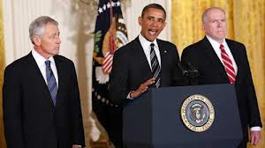 ប្រធានាធិបតីអាមេរិកឧទ្ទេសនាមរដ្ឋមន្រ្តីការពារជាតិនិងនាយកCIA