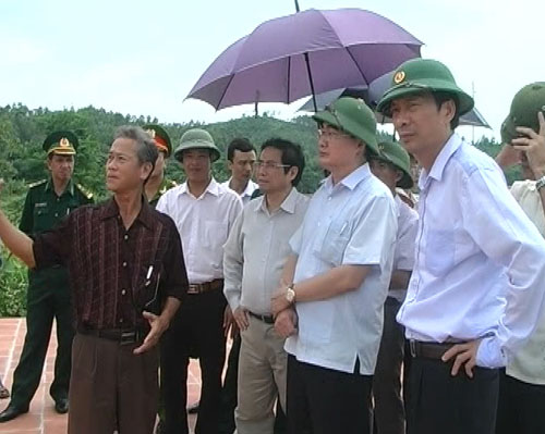 ឧបនាយករដ្ឋមន្ត្រីវៀតណាម Nguyen Thien Nhan ជួបធ្វើការជាមួយថ្នាក់ដឹកនាំខេត្ត Soc Trang