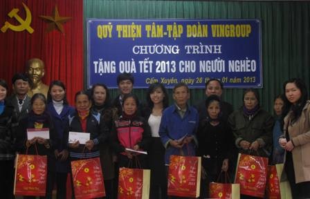 នាំបុណ្យតេតមកដល់ជនក្រីក្រ