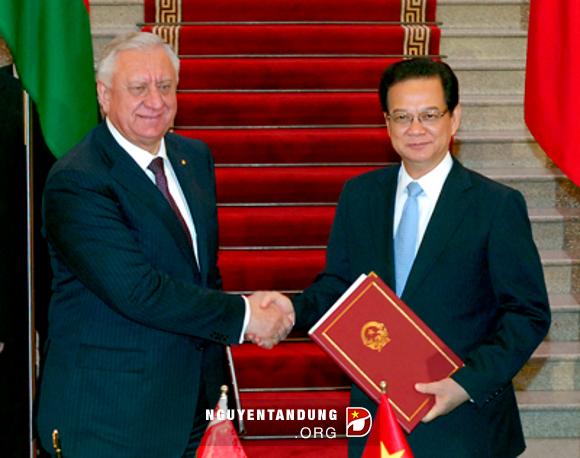 សកម្មភាពរបស់នាយករដ្ឋមន្ត្រីវៀតណាមនៅបែឡារូស