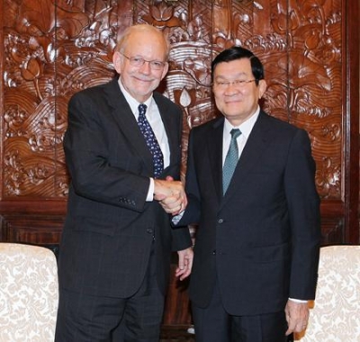 ប្រធានរដ្ឋវៀតណាមទទួលជួបនាយកប្រតិបត្តិមូលនិធិ UNICEF