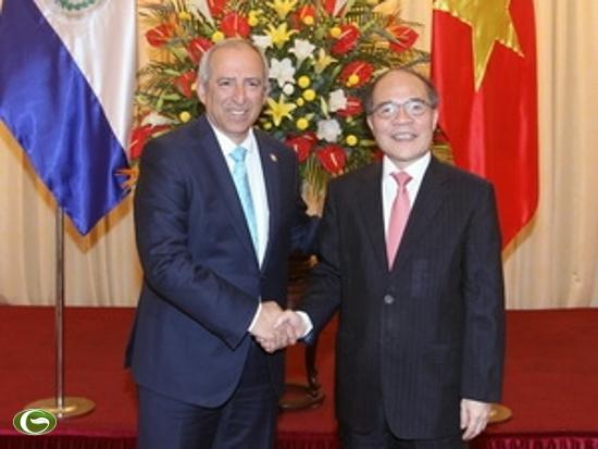 ប្រធានរដ្ឋសភា El Salvador ទៅដំណើរទស្សនកិច្ចនៅវៀតណាម