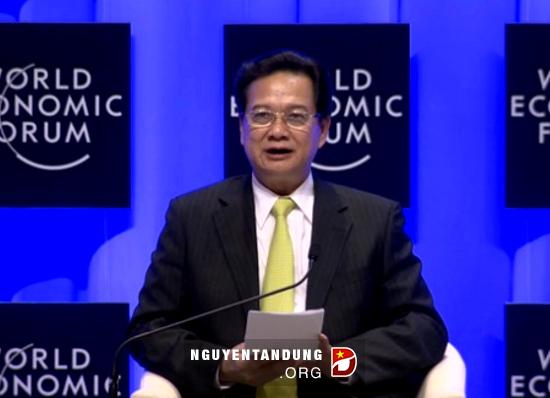 នាយករដ្ឋមន្ត្រីវៀតណាមថ្លែងមតិបើក WEF អាស៊ីបូព៌ា២០១៣
