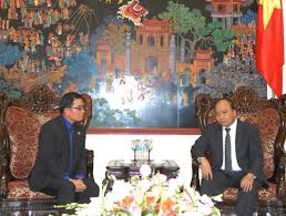 ឧបនាយករដ្ឋមន្ត្រីវៀតណាម លោក Nguyen Xuan Phuc ទទួលជួបសន្ទនាជាមួយឧបនាយករដ្ឋមន្ត្រីឡាវ